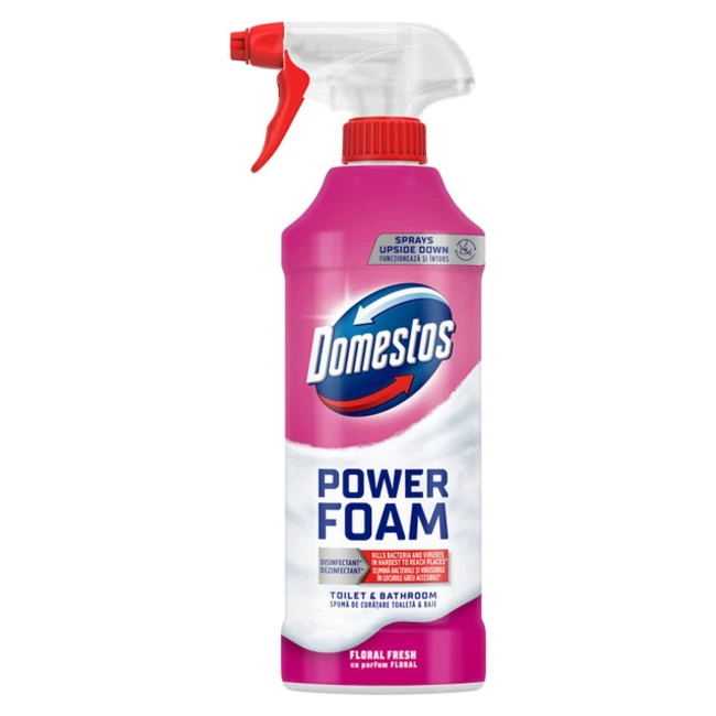Domestos Power Foam Spray Floral 435ml
